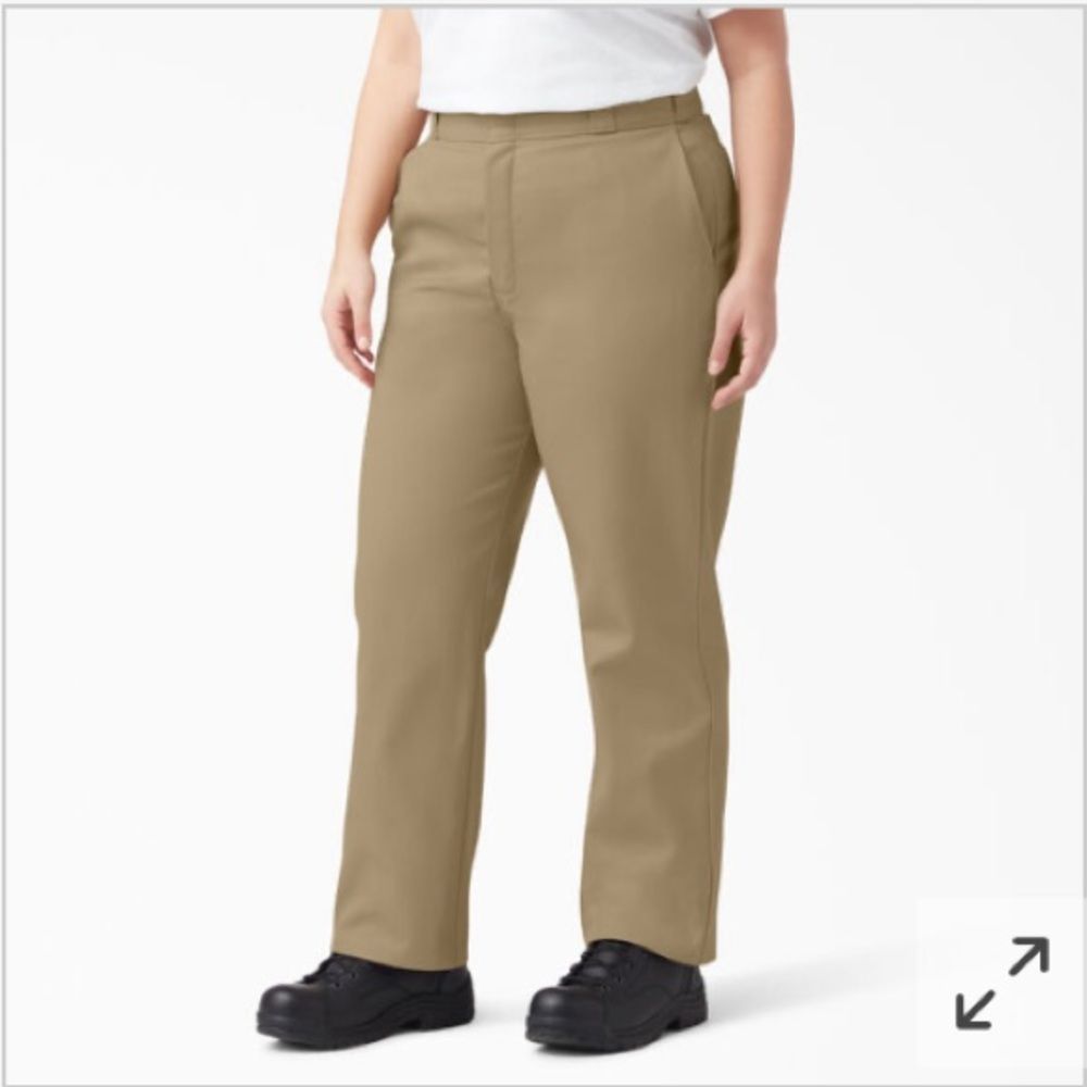 Womens Dickies Military Khaki Work Pants Size 20x32